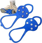 [generic] Gripper Spikes - Boot Spikes for Snow and Ice with 5 Tooth - Hiking Boots and Snow Shoes Climbing Spikes Grippers for Men