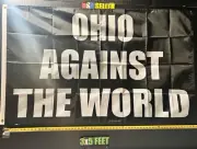 Ohio State Flag FREE SHIPPING 1 Against The World B Beer Dorm Room Sign USA 3x5'