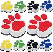 Eva Whiteboard Erasers 10 Pack Reusable Erasers for Dry Erase Boards Magnetic Back Office Classroom