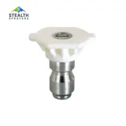 Pressure Washer Quick Connect Nozzle (White), 40 Degree, 5000 psi, 5.0 Orifice