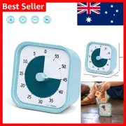 60-Minute Visual Timer in Lake Day Blue - Ideal Study Tool for Kids & Adults