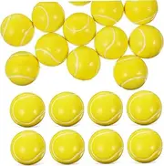 TOKIDNY 16 Pcs Mini Tennis Balls Sports Squeeze Balls for Boys and Girls Interactive Plaything Safe Material Toy