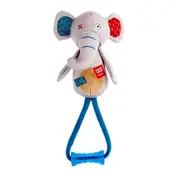 Gigwi Plush Elephant With Tpr Johnny Stick Dog Toy
