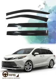 For Toyota Sienna 2021-on Deflector Window Visors Guard Vent Weather Shield