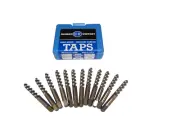 12 Pcs. Hanson Whitney 5/16-18 GH3 3 FLT HSS Spiral Fluted Plug Taps
