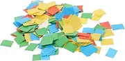 MOLUCKFU 1 Pack Confetti Props Napkin Paper Wraps Artificial Snow Flakes Cake Decoration Snowflakes Rigs Accessories Snowflake Decorations Square Nail File Glitter Snowflake Stickers