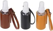ELAYARD 3pcs Travel Keychain Bottle Compact Empty Spray Containers with Holders for Outdoor Use Fashionable Design Lightweight and Easy to Carry Includes and Bottles