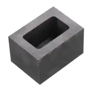Gold Silver Graphite Ingot Mould Crucible Casting 250g Gold/136g Silver