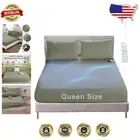 Queen Size Grounding Fitted Sheet with 15ft Cord - Earthing Sleep Solution