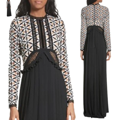 Self-Portrait Guipure Dress with Waist Cut Out US2/UK6 NWT MSRP $600