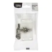 Taskmaster 67mm White Magnetic Push To Open Double Door Catch
