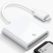 Apple Lightning To Sd Card Camera Reader Adapter Compatible With Iphone Ipad