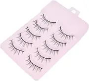 OFFIGAM False Eyelashes Set 5 Pairs for Women Girls Natural Makeup Enhancement Salon-grade