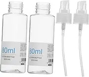 OFFIGAM 1 Set Travel Pet Dispenser Bottle Empty Pump Containers for Cosmetics Emulsion and Fluids for Camping Hiking and Daily Use