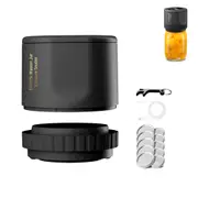 Jar Vacuum Sealer Cordless Automatic Sealer for Food Storage Fermentation-Black