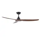 Skyfan 60" DC Ventair Ceiling Fan with LED Light in Teak
