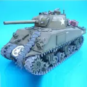 DIY 1/25 Scale USA Sherman M4A3 Tank Paper Model Military Tank Paper Model
