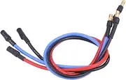 SPYMINNPOO RC Motor Extension Cable, 16AWG Soft Silicone Cable with 3.5mm Banana Connectors for RC Model Motor ESC Extension