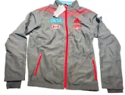 AFL Essendon Bombers Adidas Black Jacket - Size XS - New Old Stock - With Tags