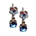 Mariana Earrings Charming Lt Rose, Capri Blue, & Air Blue Opal Austrian Cryst...