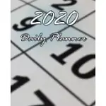 2020 DAILY PLANNER: DAILY PLANNER 8X10 INCHES 365 PAGES