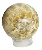 Chalcedony Sphere - Stand Included - A