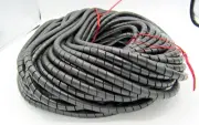 HR6U-3/8 Essentra RICHCO SPIRAL WRAP 3/8" X 100' BLACK