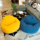 Adult Large Memory Foam Ultra Soft Bean Bag Chair Couch Sofa Cover Lazy Lounger