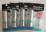 4X CHAPSTICK Total Hydration 3-In-1 Lip Care Soothing Oasis Non Tinted ** NEW