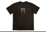 Travis Scott Free The Rage T shirt Mugshot Authentic L RARE - In Hand -AUTHENTIC