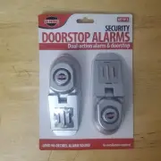 New Never Opened. Security doorstop alarm by us patrol set of 2. Loud 90db alarm