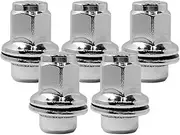Mysttoo M14x1.50 Chrome Wheel Lug Nut Front & Rear Compatible with 2011-2013 Infiniti QX56, 2015-2022 QX80, 2017-2022 Nissan Armada, OEM # 402241LA3A 402241LA2A (5PCS)