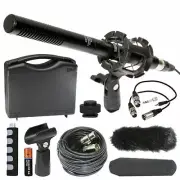 JVC Everio GZ-R550BUS Camcorder External Microphone Vidpro XM-55 13-Piece Kit