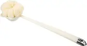 MOTHNUR Bath Scrubber Back Brush Handle Ergonomic Soft Bristle Shower Brush for Massage for Men and Women Comfortable Bathing