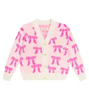 [The Animals Observatory] The Animals Observatory Racoon knit cardigan Y 2 pink
