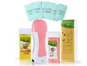 Women Waxing Kit After Wax Roll On Sensitive Skin Rose Honey Home Hair Removal