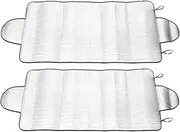 Beatifufu Automotive Window Set Car Windshield Sun Visor Snow Frost Anti- Compact for Cars