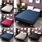 Waterproof Fitted Sheet 35cm Deep Mattress Protector Bed Cover All Size 5 Colors