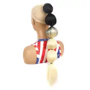 Long Drawstring Shaggy Bubble Ponytail Wig in 1bt613