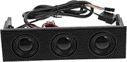 Built-in Mic Loudspeaker Computer Supplies Stereo Surround Front Panel Speaker Black Design