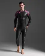 Propel Pro Wetsuit, 2XU, L, Black/Punk Pink, Male