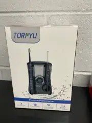 TORPYU Electric Toothbrush with 600ml Water Flosser 7 Tips 4 Brush Heads