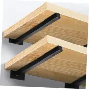 Floating Shelf Brackets Heavy Duty, Square Shelving Brackets, Metal 12 Inch 4