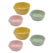2x 3pc Jamie Oliver Big Love Pinch-Me Pots Measuring Cup Set