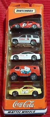 Matchbox Coca Cola Coke 5-Pack Gift Set 1998 New In Box Vintage B8