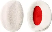 [MIHOTA] Warm Earmuffs,Ear Warmers Winter Warm Leisure Durable Ear Men Keep Women Thermal Cover and Fashion Tab Earmuffs Fleece Earmuffs Men (Color : White, Size : M)