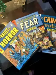 3 NEW EC ARCHIVES VAULT OF HORROR #1 HAUNT OF FEAR #2 CRIME SUSPENSTORIES#2