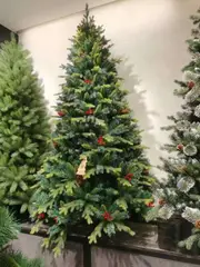 Luxe Christmas Tree - predecorated with berries and pine cones
