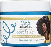 (Bodacious Blue) - Colour Blast Temporary Hair Makeup Wax - Bodacious Blue