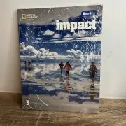Impact 3 : National Geographic Educational Book And Workbook Brand New